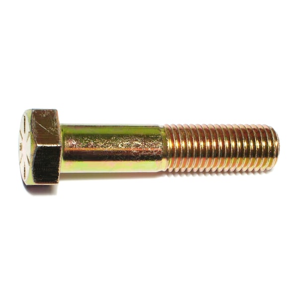 Midwest Fastener Grade 8, 3/4"-10 Hex Head Cap Screw, Zinc Yellow Steel, 3-1/2 in L, 10 PK 00771 - main